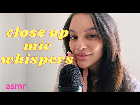 ASMR - close up mic whispers (intense)