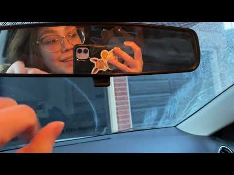 ASMR tapping/scratching in my car