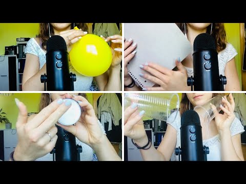 ASMR - SETTING and BREAKING the PATTERN (tapping, balloons, ...)😊🤗