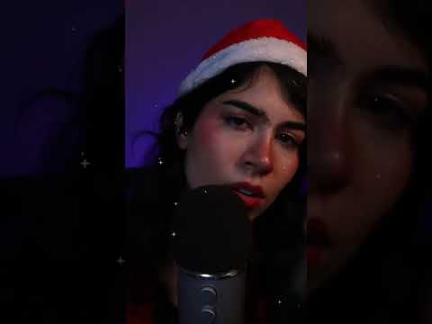 FESTIVE MOUTH SOUNDS  #mouthsounds #mouth #asmrmouthsounds #facetapping