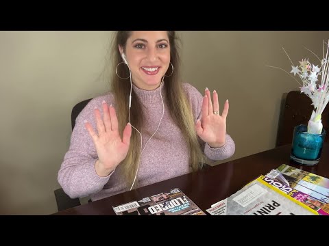 ASMR Page Turning | Different Magazines | Lots of Finger Licking 😋