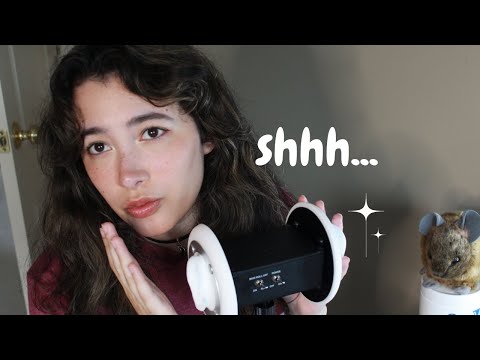 ASMR 💝 to Calm Down After a Panic Attack (ear massage, positive affirmations, shhh)