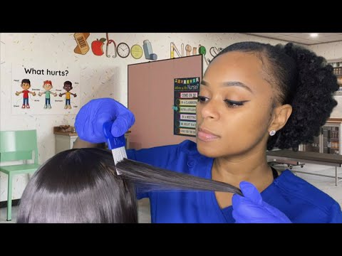 ASMR 🍎🩺 School Nurse Lice Check & Treatment Roleplay 🏫