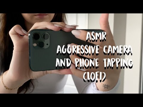 ASMR | AGGRESSIVE CAMERA & PHONE TAPPING (lofi)