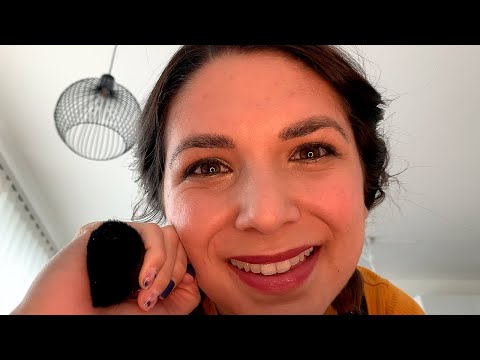 ASMR Doing Your Makeup in Bed (to stay in bed - relaxing QUARANTIME)