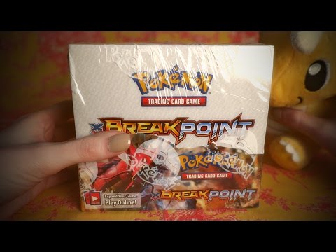 ASMR Relaxing Pokemon Breakpoint Booster Box Opening ★