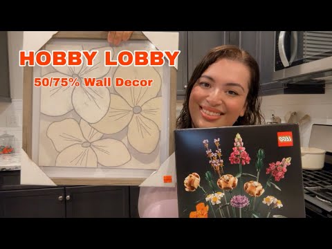 LoFi ASMR| Hobby Lobby Wall Decor Haul 🛍️-  Soft spoken