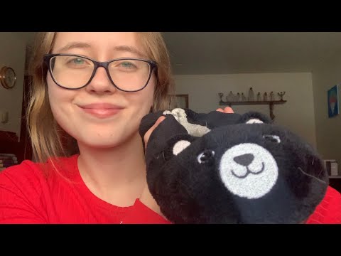 ASMR with Soft and Fuzzy Slippers (Tapping, Scratching, Rubbing, Plucking)