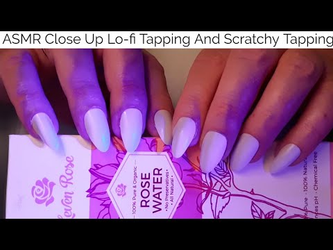 ASMR Close Up Lo-fi Tapping And Tappy Scratching-No Talking