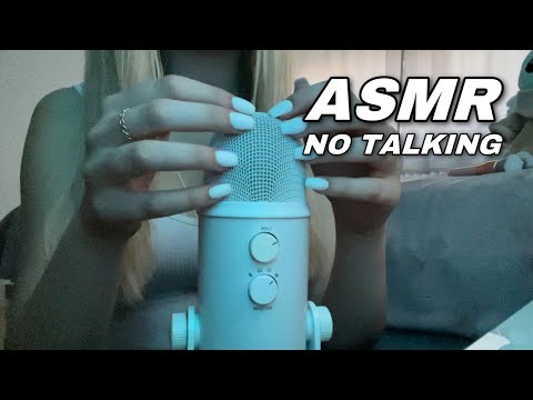 ASMR Mic Scratching and Brushing (No Talking)