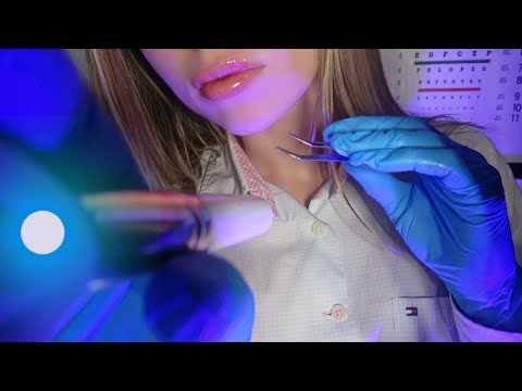 ASMR Peaches Helps You with these Sounds in Your Ears (Doctor Roleplay, Eye Exam & Ear Cleaning)