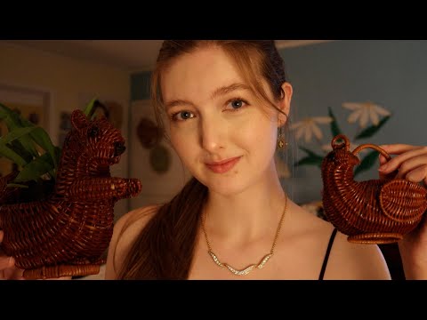ASMR Whispered Rambles & Tapping on Thrifted Items 💖