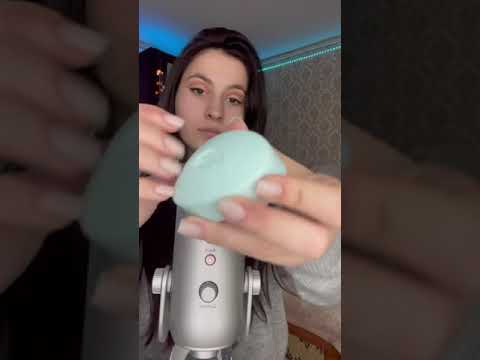 Asmr taping on soap with nails