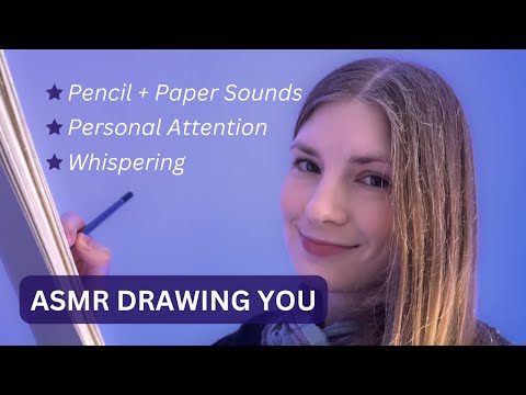 ASMR Drawing Your Portrait (Roleplay, Personal Attention)