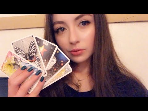 ASMR witch reads your tarot cards ROLEPLAY (Tapping, whispering, personal attention)