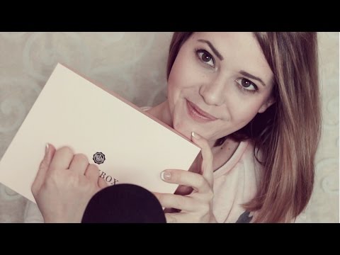 ASMR Entspanntes Unboxing ♡ Glossy Box ♡ tapping, scratching and whispering in German/Deutsch