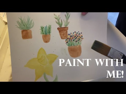 {ASMR} Paint with Me! :)