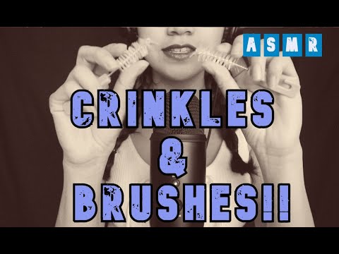 4 Different Triggers! | Azuzu ASMR | Some Crinkles & Brushes!!