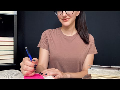 ASMR Librarian Roleplay l Soft Spoken, Personal Attention, Typing/Writing
