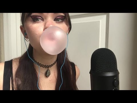 ASMR 2 HR GUM CHEWING BUBBLES POP SNAP TEETH CHEW CHEWY satisfying Sunny Sounds best of comp