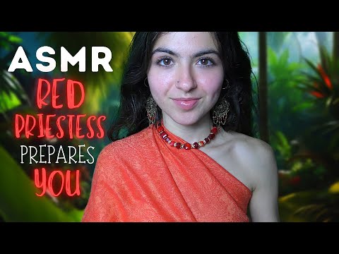 ASMR || red priestess prepares you