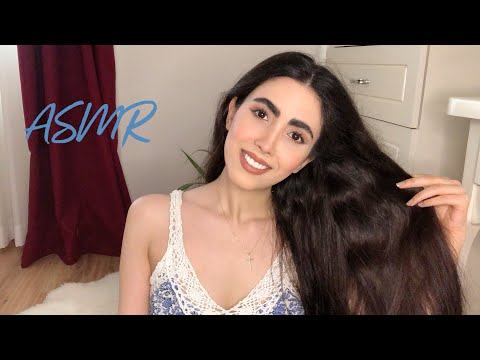 ASMR | Relaxing Hair Play & Hair Brushing for Sleep💙