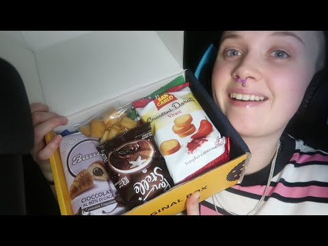 ASMR | SnackSurprise Box ITALY | Eating Snacks From Around The World | No Talking