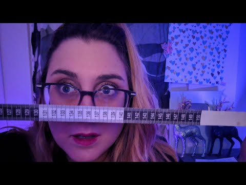 ASMR Fast and Aggressive Measuring You Roleplay (writing, under your breath counting)