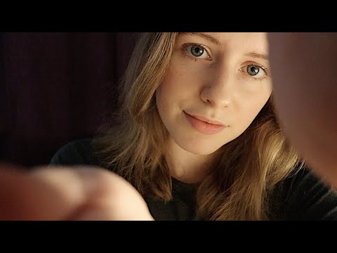 ASMR - Face Attention for Relaxation & Sleep (no talking, crinkly sounds, inaudible whispers)