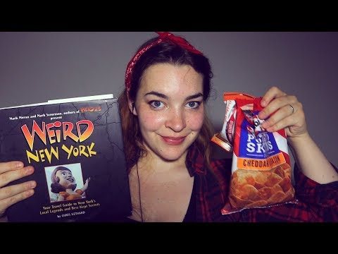 ASMR A Brit trying American Snacks | Slushies, Cookies, Reading Weird New York [Binaural]