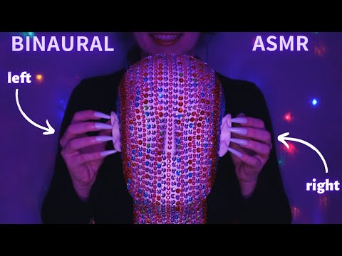 Asmr Binaural Mic Scratching , Massage & Tapping |Hypnotic Asmr No Talking for Sleep with Long Nails