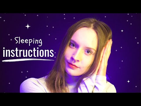 Sleeping Instructions for Better Sleep [ASMR] (Whispers, personal attention, positive affirmations)