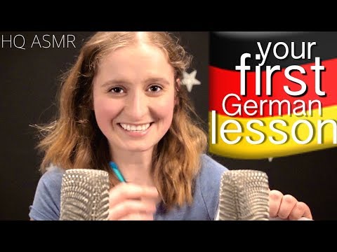 🇩🇪 ASMR 🥨 Your FIRST German LESSON ~ ASMR Teacher Roleplay