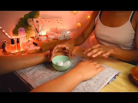 Gentle Hands & Arms massage_Nails care, brushing, skin care, natural oil