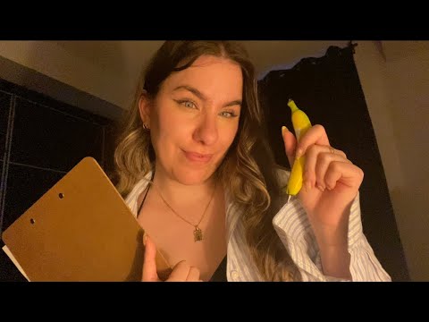 ASMR Quick Eye Exam and Check Up With Light Triggers