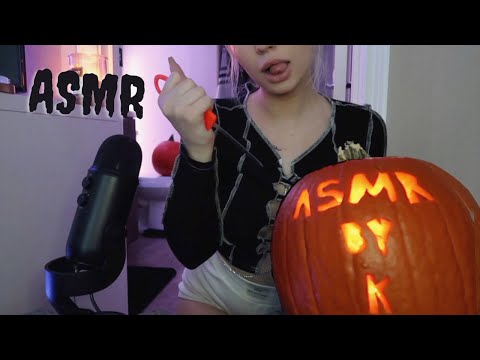 ASMR | Pumpkin Carving & Scratching!