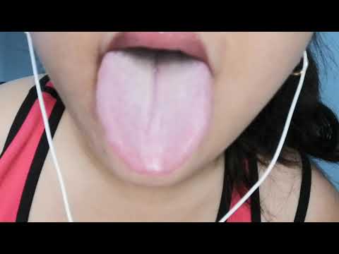 [ASMR ] show my long tongue (requested) 👅