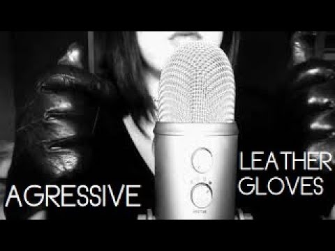 ASMR Agressive leather gloves