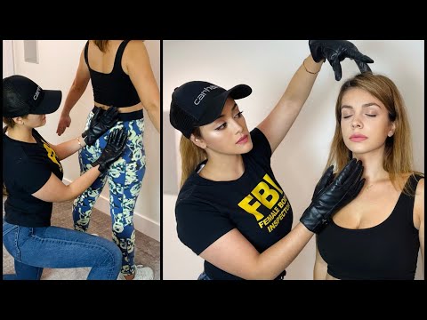 ASMR TSA Pat Down with @Mad P ASMR! Calming FULL BODY Head to Toe Check with REAL PERSON Soft Spoken