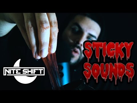 ASMR Super Sticky Sounds With Some Whispered Rambling