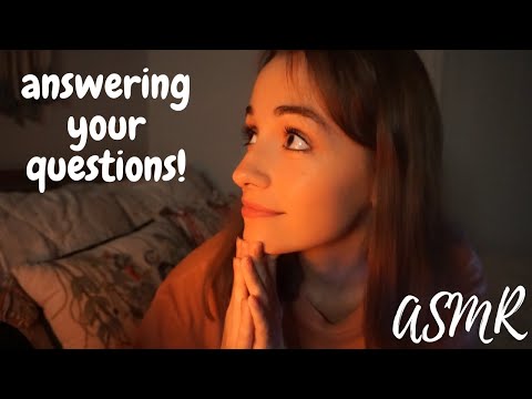 ASMR | Answering your questions! • 1K Subscribers Celebration ✨