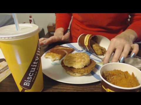 ASMR Soft Spoken ~ Biscuitville Show & Tell + Eating Sounds & Ramble
