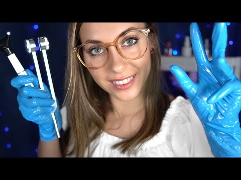ASMR hospital Ear Exam & Ear Cleaning, Hearing Test, Doctor Roleplay, Tuning Fork