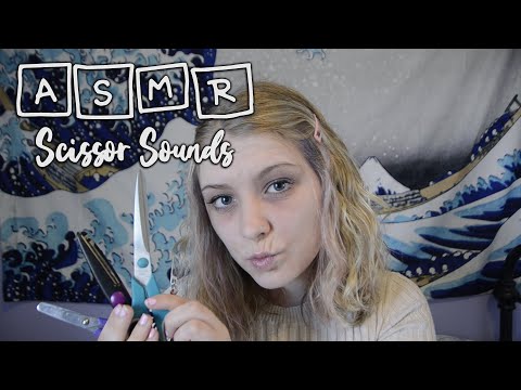 ASMR│Scissor Sounds! Snipping and Cutting ♡
