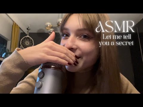 ASMR • let me tell you a secret 🤫 (inaudible / mouth sounds)