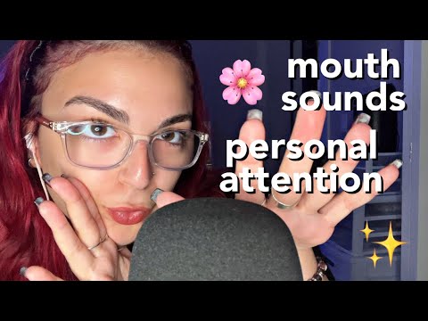 ASMR | fast & chaotic personal attention (+ lots of mouth sounds)