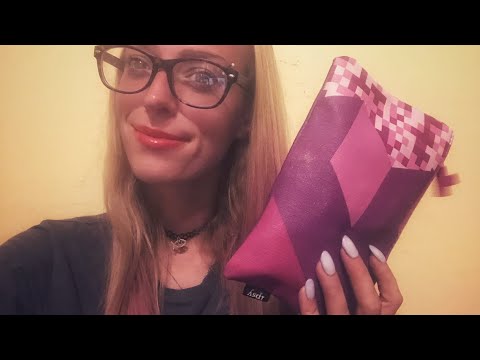 ASMR opening and tapping on makeup from Ipsy!