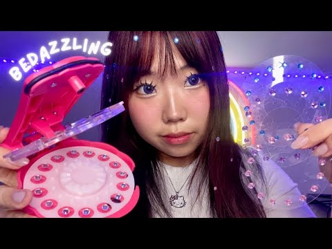 💎ASMR Big sis Bedazzles your Hair💎