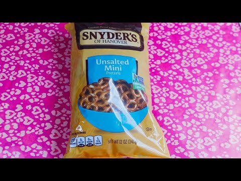 MINI PRETZELS ASMR EATING SOUNDS