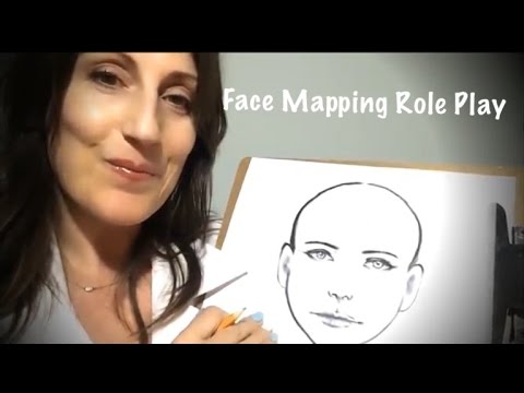 ASMR Face Mapping Role Play for Tingles and Relaxation *binaural*